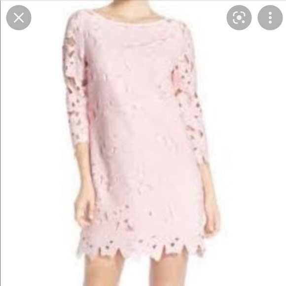 Felicity & Coco - Size Medium - Shift Dress - 3/4 quarter sleeves - pink! - Picture 9 of 10